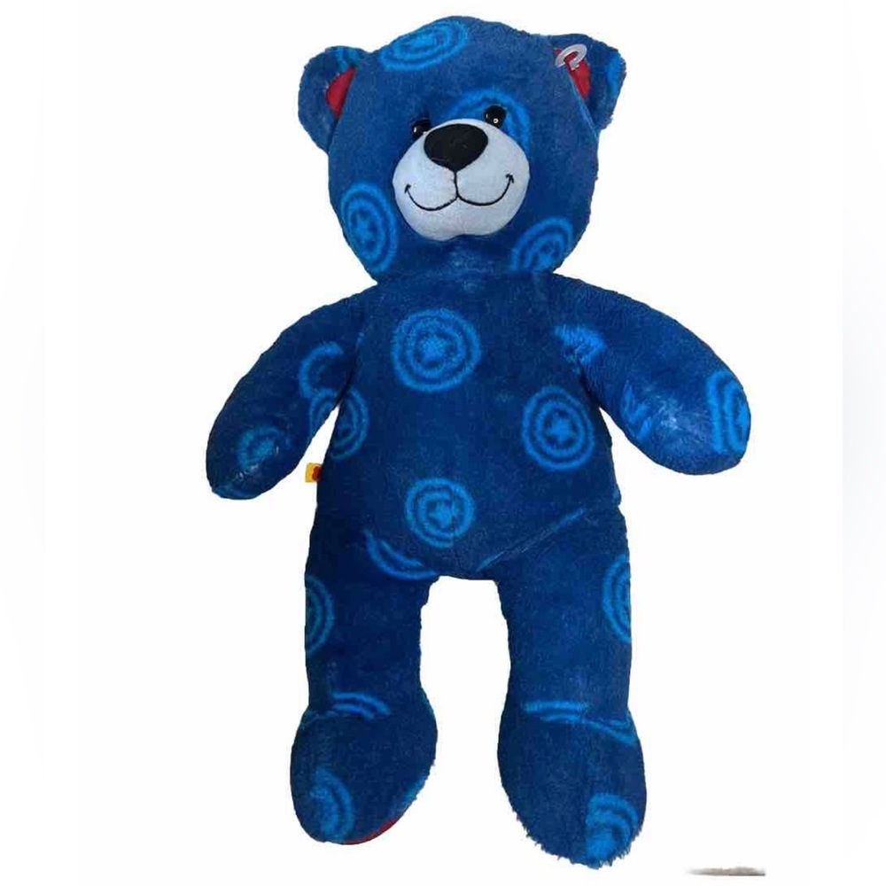 Build A Bear Avengers Marvel Captain America Plush Stuffed Animal Toy 2014